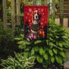 Brittany Spaniel Holiday Christmas Garden Flag Mailbox Flag Decorative Yard Flag Banner Outside Patio Artwork Yard Flower Beds, Garden Size