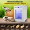 White Reptile Incubator 25L Scientific Lab Incubator Digital Incubator Cooling and Heating 5-60°C Reptile Egg Incubator 12V/110V Work for Small