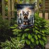 Yorkshire Terrier Spooky Halloween Garden Flag Mailbox Flag Decorative Yard Flag Banner Outside Patio Artwork Yard Flower Beds, Garden Size