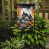 Poodle Spooky Halloween Garden Flag Mailbox Flag Decorative Yard Flag Banner Outside Patio Artwork Yard Flower Beds, Garden Size, Multicolor