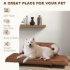 Pet Sofa Dog Bed Couch, Foldable Cat Lounger PU Leather Cover for Medium & Large Sized Animals.