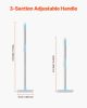 Pet Hair Carpet Rake 35.83-55.51 in Adjustable Long Handle Pet Hair Broom Tool