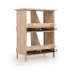 2-tier Chicken Coop with Nesting Boxes, Standing Poles, Waterproof Roof and Thermal Insulation Cotton