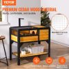 Wooden Tortoise House Tortoise Habitat Indoor & Outdoor for Lizards Snakes