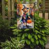 Golden Retriever Halloween Trick or Treat Garden Flag Mailbox Decorative Yard Banner Outside Patio Artwork for Flower Beds, Garden Size, Multicolor