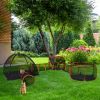 Outdoor Cat Enclosures for Indoor Cats, 6 in 1 Portable Cat Play Tent with Tunnels and Cat Houses for Indoor Outdoor