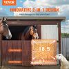 Wall Mounted Goat Hay Feeder 2 in 1 Hay and Grain Feeder 21 Gallons