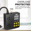 Professional Digital Heating and Cooling Temperature Controller for Seed Germination, Reptiles and Brewing Breeding Fermenter Greenhouse, Grow Tent