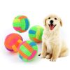 Pet Ball Toy For Dog; Bouncy Ball Toy With LED Light; Dog Chew Toys; Interactive Dog Toys