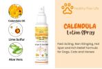 Healthy Paw Life - Calendula Lotion Spray – 4 fl oz Soothing Hot Spot & Itch Relief for Dogs | Made in the USA