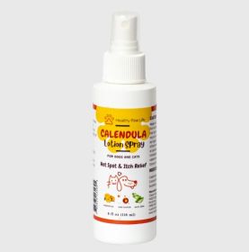 Healthy Paw Life - Calendula Lotion Spray – 4 fl oz Soothing Hot Spot & Itch Relief for Dogs | Made in USA