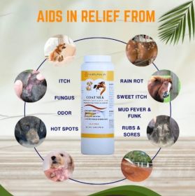 Healthy Paw Life - Coat Silk – 6 oz Holistic Canine & Equine Dry Powder for Itch & Odor Relief | Made in the USA