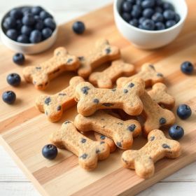 Roscoe & Stella’s - All-Natural Grain-Free Apple & Blueberry Treats – Handcrafted Small-Batch Cookies | Made in USA