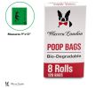 Warren London - Biodegradable Dog Poop Bags | 8 Rolls (120 Count) | Thick & Leak-Resistant | Made in the USA