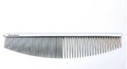 Warren London - Crescent Detail Copper Dog Comb | Half Moon Grooming Tool | Made in the USA