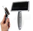 Warren London - Gel-Handle Slicker Brush for Long & Thick Fur | Made in the USA