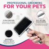 Warren London - Gel-Handle Slicker Brush for Long & Thick Fur | Made in the USA