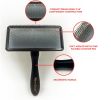 Warren London - Gentle Touch Slicker Brush for Puppies & Small Dogs | Made in the USA