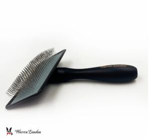 Warren London - Gentle Touch Slicker Brush for Puppies & Small Dogs | Made in the USA