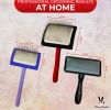 Warren London - Gentle Touch Slicker Brush for Puppies & Small Dogs | Made in the USA