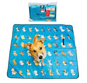Warren London - Groom 'N' Go Grooming Blanket | 50"x60" Multi-Use Pet Mat | Made in the USA