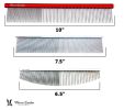 Warren London - Groomer's Everyday Copper Dog Comb | 7.5 Inch Dual-Action Grooming Tool | Made in the USA