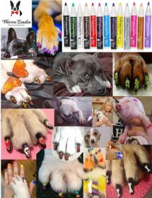 Warren London - Cardboard Dog Nail Polish Pen Counter Display with 18 Pens | Made in USA