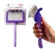 Warren London - Precision Pro Slicker Brush | Medium 3.5"x2" Grooming Tool | Made in the USA