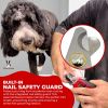 Warren London - Stainless Steel Dog Nail Clippers with Built-In Safety Guard | Made in the USA