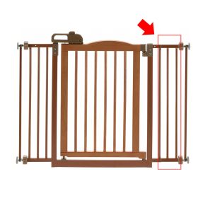 Touch Gate Safety Gate Extension (Option: Touch Gate II Extension in Brown)