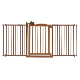 Touch Gate Safety Gate Extension (Option: Touch Gate II Wide in Brown)