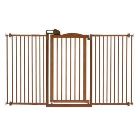 Tall One Touch Gate Safety Gate Extension (Option: Touch Gate II Wide in Brown)