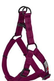 Fidos Lair | Dogline - Flat Nylon Step In Harness (5/8" Wide | Adjusts 14" – 21") (Option: Berry S)