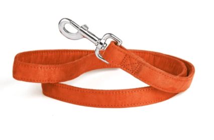 Dogline - Reinforced Microfiber Walking Leash – Machine Washable (Option: Orange 3/8" 6ft)
