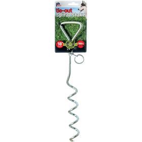 Prevue Pet Products Dog Spiral Stake (Option: 18 Inch Spiral Tie Out Stake Heavy Duty)