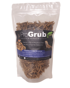 Premium Dried Black Soldier Fly Larvae for Reptiles and Aquatics (Pack Of: 1 Bag, size: 4Oz)
