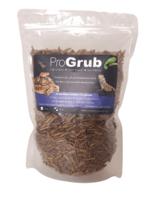 Premium Dried Black Soldier Fly Larvae for Reptiles and Aquatics (Pack Of: 1 Bag, size: 8Oz)