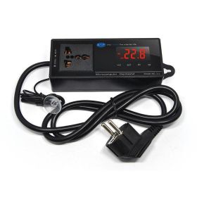 Digital Aquatic Temperature Controller - Precision Thermostat For Reptile Tanks And Fish Aquariums (Electrical Outlet: Au, Color: black)