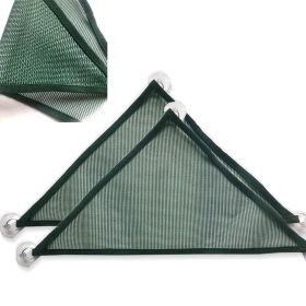 Luxury Reptile Retreat: Premium Dual Hammock Set For Lizards And Snakes (Color: green, size: 33X33X48)