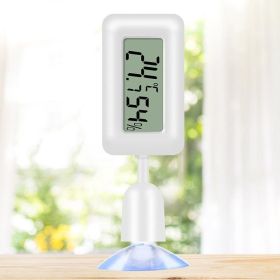 Glow-In-The-Dark Reptile Thermometer With Large Suction Cup (Color: White, size: 2060C)