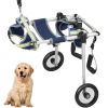 2 Wheels Dog Wheelchair for Back Legs, Pet Wheelchair Lightweight & Adjustable Assisting in Healing, Dog Cart/Wheelchair for Injured, Disabled