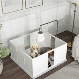 Dog Whelping Box/Dog house/Pet Playpen (Color: As Picture)