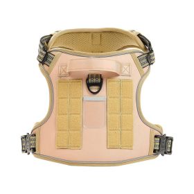 Adjustable Pet Vest Dog Harness for Large Dogs for Use Outdoor (Type: Pet Supplies, Color: brown)
