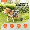 2 Wheels Dog Wheelchair for Back Legs, Pet Wheelchair Lightweight & Adjustable Assisting in Healing, Dog Cart/Wheelchair for Injured, Disabled