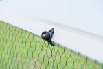 Large metal chicken coop upgrade three support steel wire impregnated plastic net cage, Oxford cloth silver plated waterproof UV protection