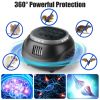 Ultrasonic Rodent Chaser Rat Repellent Pest Driver Mouse Control Squirrel Repeller with 4 Modes 4-65KHz Strobe Light 4 Timer 1292sq.ft. Coverage for R