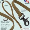 Dogline - BioThane® Waterproof Leash – Odor-Proof with Black Scissor Snap | Made in the USA