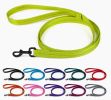 Dogline - Essential Nylon Flat Leash – Durable & Travel-Friendly Lead 4' | Made in the USA