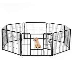 Dog Game Fence Indoor Fence (Option: 8x24Single door)