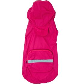 Packable Raincoat (Color: pink, size: X-Large)